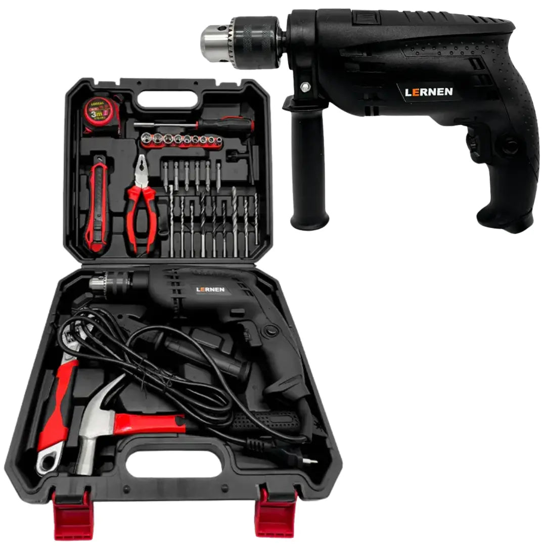 Pack Sierra Caladora 3000 Rpm + Taladro Percutor Lernen