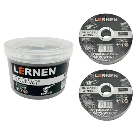 Pack de 50 Discos de Corte LERNEN para Metal Lernen