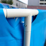 Piscina Estructural Redonda 3,66m Homen + Parches 8.000 Lt Celeste Homen