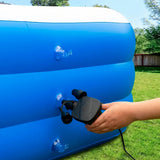 Piscina Inflable Rectangular Familiar Azul 165x290 Cm Homen Azul Homen