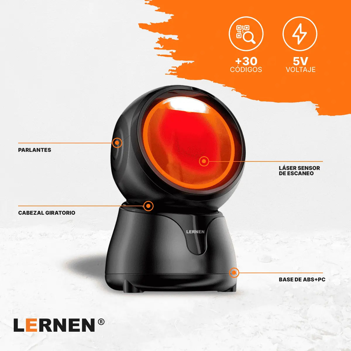 Plataforma de escaneo de código de barra 2D Lernen