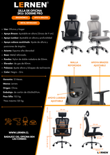 Silla De Oficina Modelo: SOERME PRO NEGRO