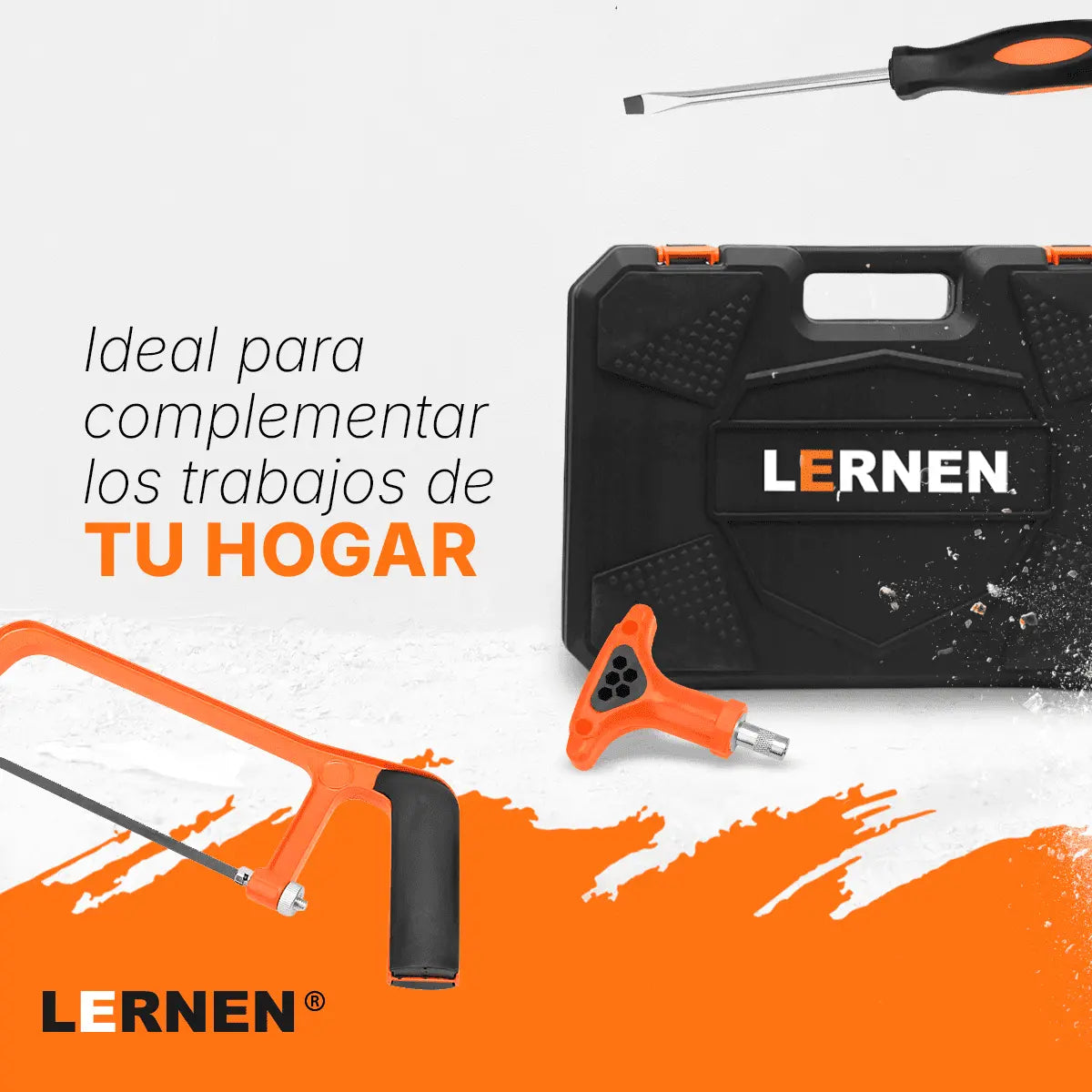 Set Herramientas Manuales LERNEN 150 Piezas Lernen