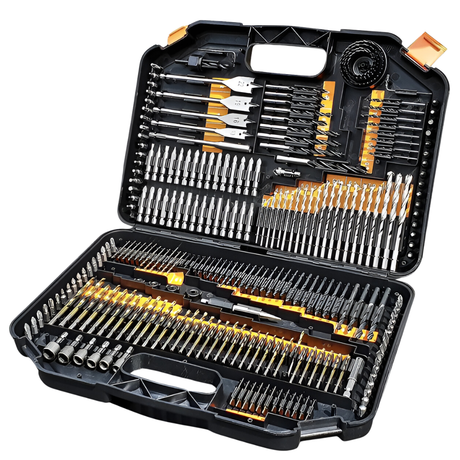 Pack Taladro Inalámbrico Percutor + Set 246 Brocas Lernen