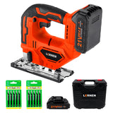 Sierra Caladora Inalámbrica 21v + Accesorios Lernen