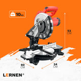 Sierra Ingleteadora 1400W con láser Lernen Lernen