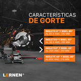 Sierra Ingleteadora Telescópica Dual Lernen 2.000 W Lernen