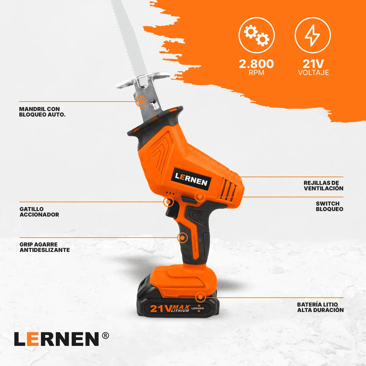 Sierra Sable Reciproca Inalámbrica Lernen Lernen