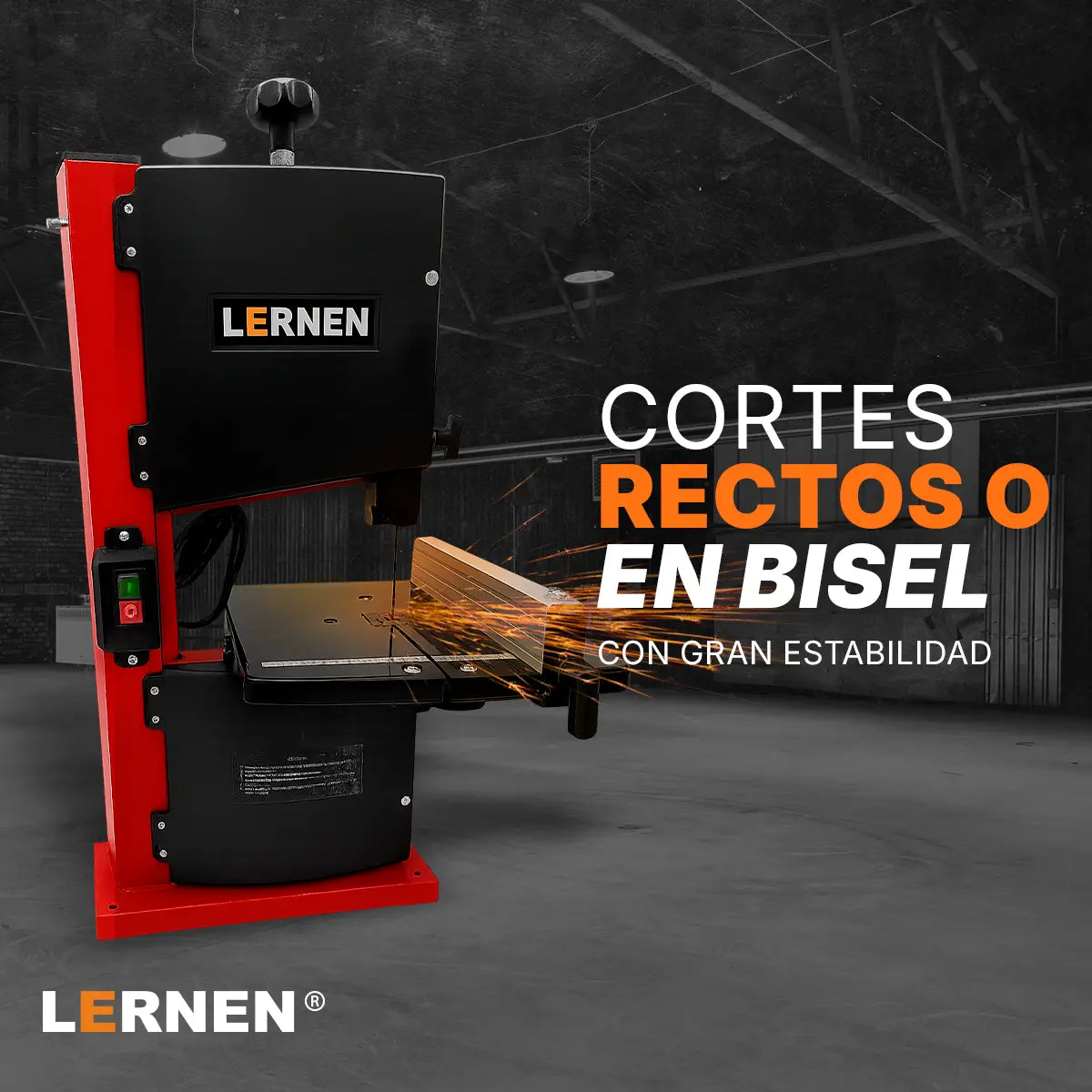 Sierra de Cinta Vertical 350W Lernen Lernen