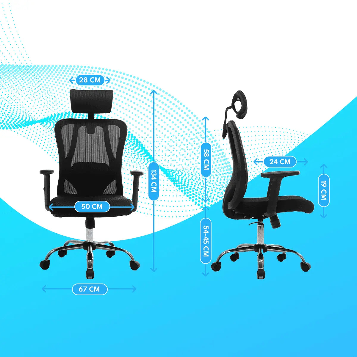 Silla De Oficina SOERME PRO NEGRO Homen