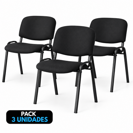 Silla de Visita ISO Modelo: 5SESPERAEC - Pack 5 unidades Homen