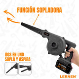 Sopladora Aspiradora Lernen Inalámbrica Con 2 Baterías Lernen