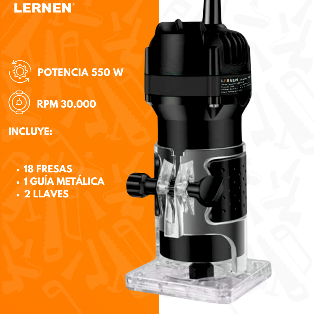 Pack Sierra Caladora 3000 RPM  + Fresadora Router Tupi