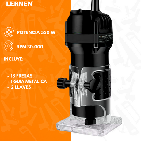 Pack Sierra Caladora 3000 RPM  + Fresadora Router Tupi