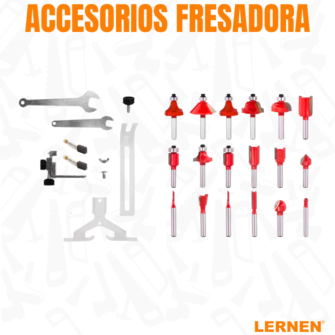 Pack Sierra Caladora 3000 RPM  + Fresadora Router Tupi