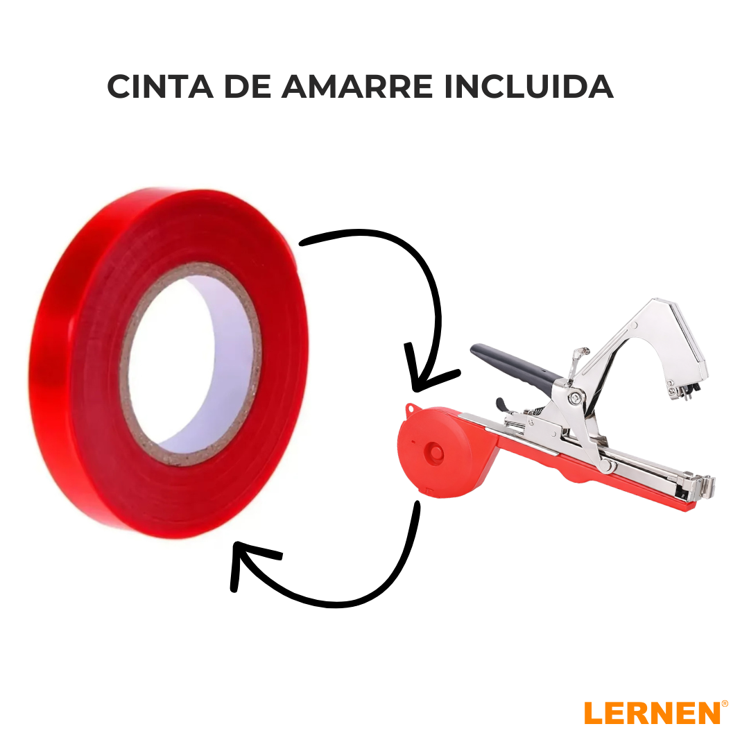 Herramienta Atadora amarra plantas jardin