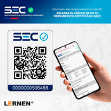 Taladro Desatornillador Inalámbrico 2 Baterías + Set 246 Brocas Lernen