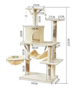 Torre Castillo Rascador Para Gatos Casa - Distintos Modelos Keru