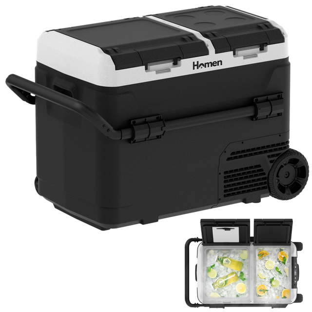 Cooler Eléctrico Portátil 50 Litros con Ruedas ED50C Homen