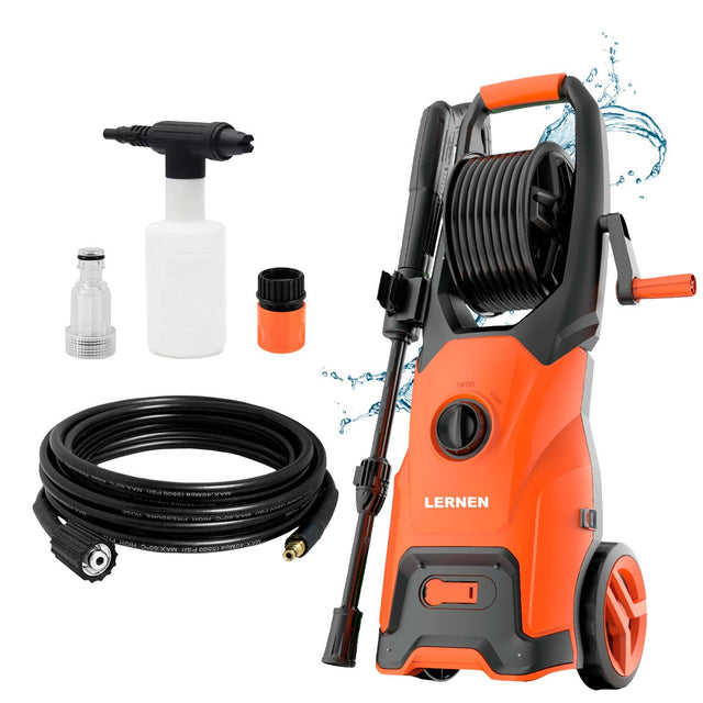 Hidrolavadora 1800w con Espumador y Ruedas LERNEN Lernen