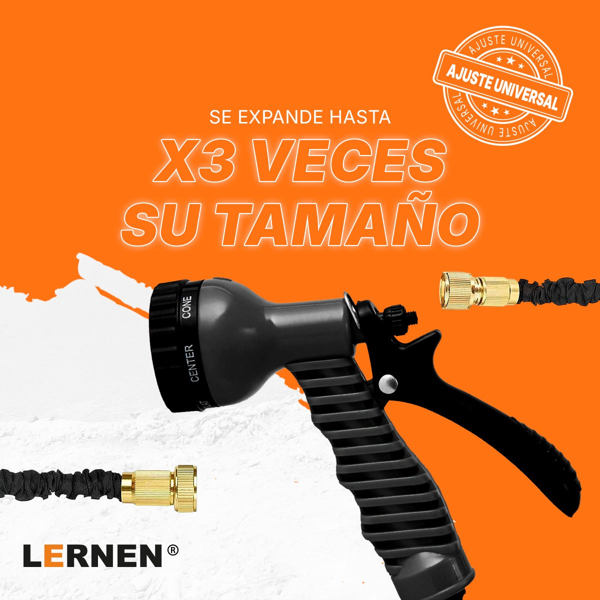 Manguera Expandible de Jardín con Pistola de Riego