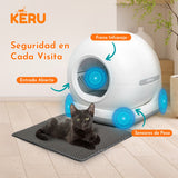 Arenero Inteligente Automático WiFi para Gatos con App - Autolimpiante Keru