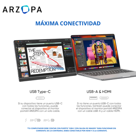Monitor Portátil Arzopa A1 - 15.6"
