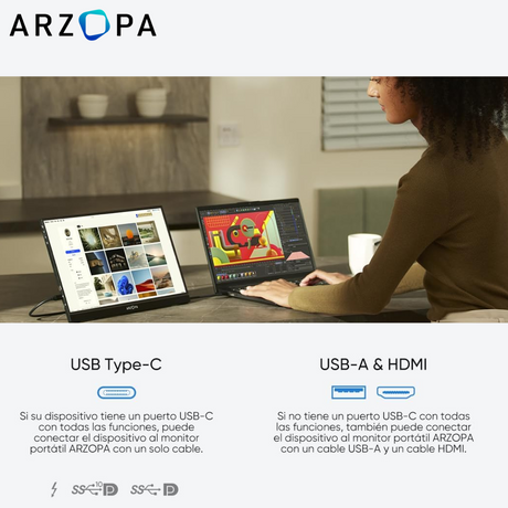 Monitor Portátil Arzopa S1 - 15.6"