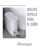 Basurero Automático Papelera Inteligente Sensor 8 Lts Homen