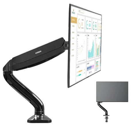 Soporte Monitor Escritorio 13 -32 Pulgadas Brazo Articulado Color Negro Bitbyte